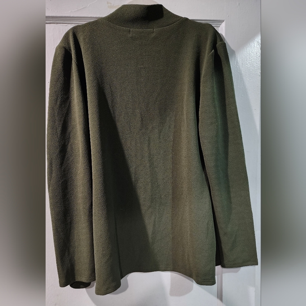 🌷🧥NWT Womens Suzy Shier Army Green sweater size: XL - Picture 5 of 5